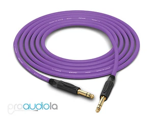 "Cable cuádruple Canare L-4E6S | oro neutro 1/4" TRS | púrpura 4 pies | 4 pies | 4'" - Imagen 1 de 1