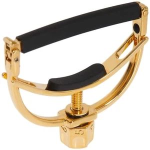 Shubb F3G FineTune Capo Royale for Wide Neck Steel String Guitars, Gold - Picture 1 of 5