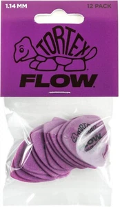 Dunlop 558P114 Tortex Flow Standard 1,14 mm - 12 x paquete de selecciones de guitarra - Imagen 1 de 3
