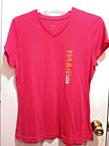 Danskin Womens Pink short sleeve Shirt Size XL (16-18) relaxed fit