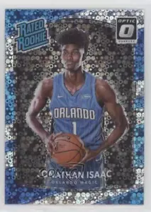 2017 Panini Donruss Optic Rated Fast Break Holo Prizm Jonathan Isaac Rookie RC - Picture 1 of 4