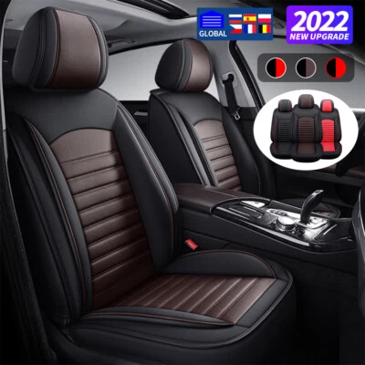 For Mercedes Benz Seat Cover Waterproof Deluxe 3D Leather Cushion Front Back Row Foto 1 de 4