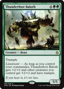 MTG - THUNDERFOOT BALOTH - Commander Anthology (R) - Picture 1 of 1