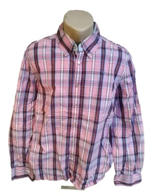 Gaastra Camisa Hombre Talla M Rosa Multicolor Cuadros Foto 1 de 4