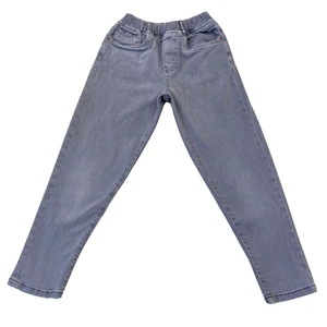 Zara Pants Girls 11-12 Jeans Denim Gray Pull On Elastic Waist Kids Youth 20x23 - Picture 1 of 9
