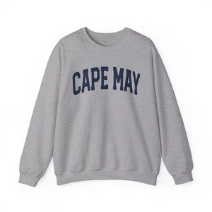 Cape May Trip Urlaub Sweatshirt Geschenke Rundhalsausschnitt Shirt lang Rundhalsausschnitt Zitate Männer - Bild 1 von 10