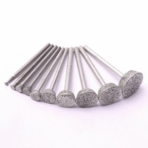10pcs/set Extra-Wide Diamond Grinding Metal Cutting Wheel Fine Kit Rotary Tools - Picture 1 of 10