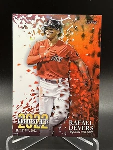2023 Topps Series 1 Rafael Devers 2022 Greatest Hits #22GH-7 QTY - Picture 1 of 1