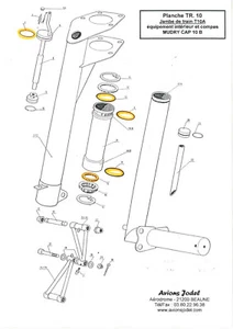KIT JOINTS TRAIN D'ATTERRISSAGE MUDRY CAP10B - Afbeelding 1 van 2