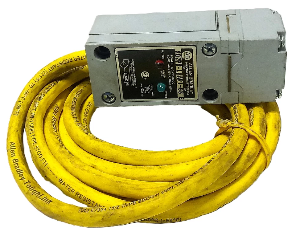 Allen-Bradley 802PR-LBAR1-08 20-250 V AC/DC 2-25 mA Inductive Proximity Sensor - Image 1 of 4