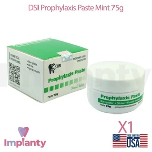Pasta de profilaxis dental 75 g fresca menta sin aceite limpieza dental superior - Imagen 1 de 4