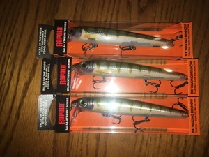 RAPALA BX WALKING MINNOW 13----3 YELLOW PERCH COLORED FISHING LURES=DISCONTINUED - Picture 1 of 1