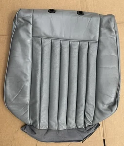 1981-1988 Mercedes w126 Front seat Backrest cover leather Grey 420Sel 560sel - Picture 1 of 2