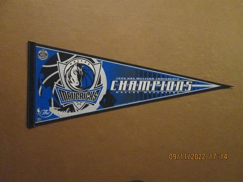 NBA Dallas Mavericks Vintage 2006 Western Conference Champions Logo Pennant Cover