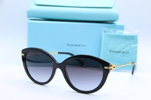 NEW TIFFANY & CO TF 4187 8001/3C BLACK GOLD GRADIENT AUTHENTIC EYEGLASSES 55-18 - Picture 1 of 4
