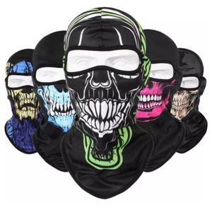 Totenkopf Abdeckung Bedruckt Full Face Cover Ski Sturmhaube Kappe Halloween Motorrad Maske - Bild 1 von 37