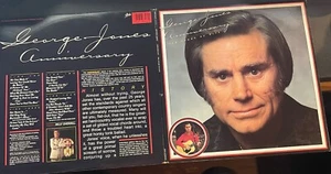 George Jones Anniversary Ten Years Of Hits LP VINYL RECORD ALBUM - Picture 1 of 5