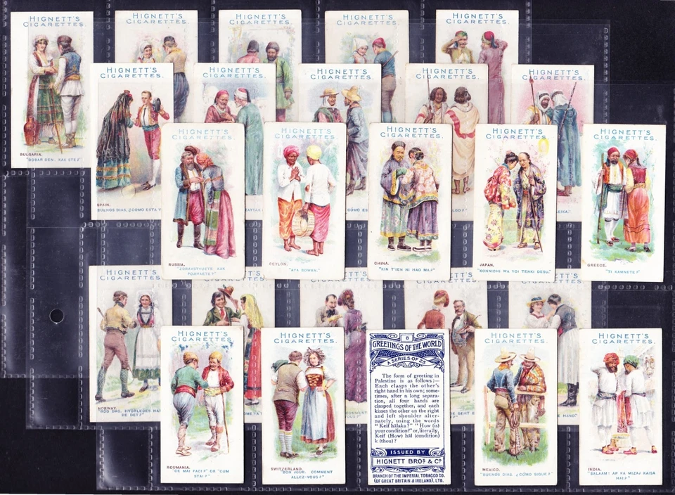 Hignett GREETINGS OF THE WORLD Set Of 25 *Good/VG Condition* - Image 1 of 1