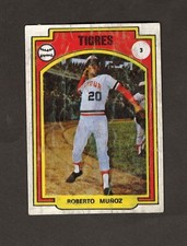 1972 Venezuelan Sticker Roberto Munoz #3