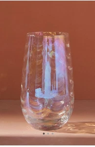 Nuevo Juego de 4 Gafas Highball Iridiscentes Anthropologie Perla - Imagen 1 de 5