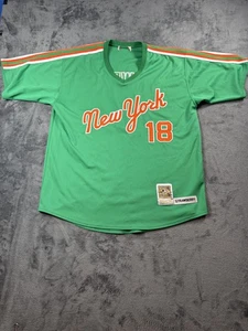 New York Mets Jersey Mens 2XL MLB Baseball Darryl Strawberry 18 Made in USA - Picture 1 of 15