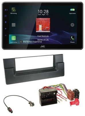 JVC DAB MP3 Bluetooth USB Autoradio für BMW 5er (E39) X5 (E53) Quadlock - Bild 1 von 4