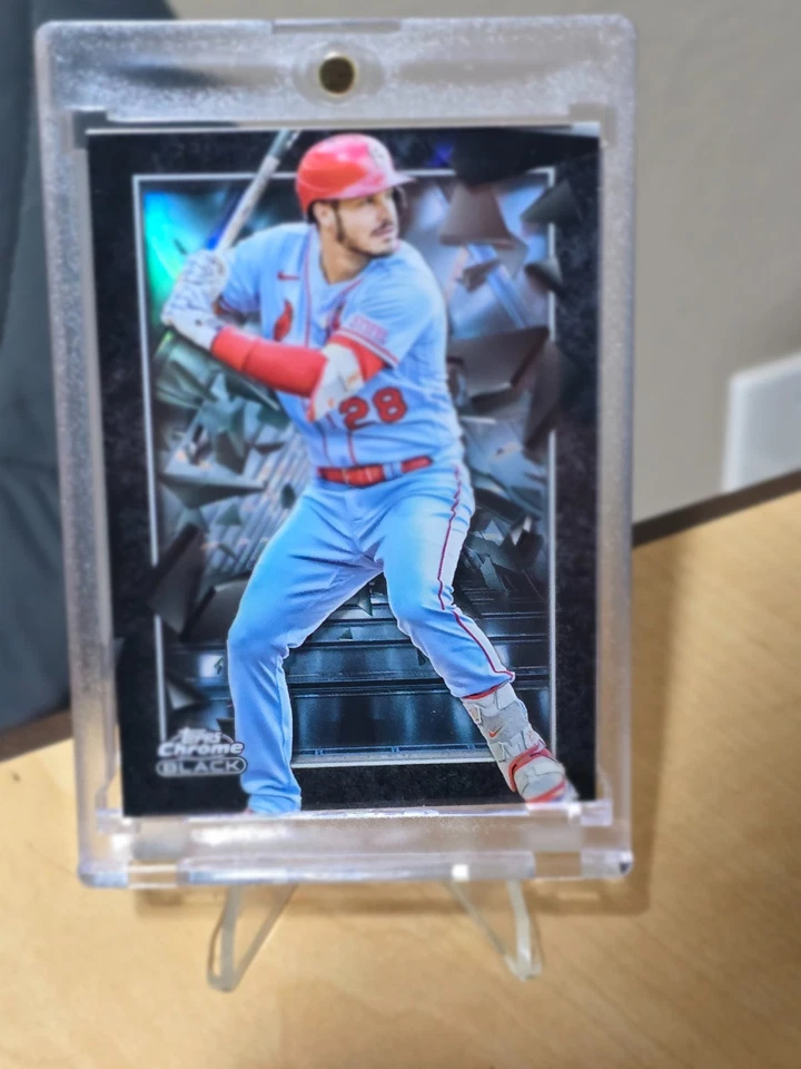 NOLAN ARENADO 2024 Topps Cromo Negro PROFUNDIDAD DE OSCURIDAD ULTRA RARO SSP ⭐ COMO NUEVO Foto 1 de 2