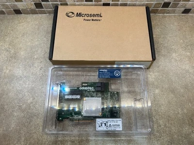 Adaptec ASR-72405 24-Port 1GB Cache 6Gb/s SAS SATA PCIe-3 RAID Controller Card - Image 1 of 4