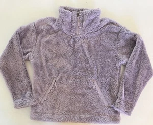 The North Face Furry Fleece 1/4 Zip Jacke hell lila Gr. Small Sweatshirt - Bild 1 von 2