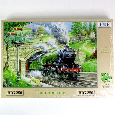 HOP Big 250 Train Spotting (150 XL Piece Jigsaw, House of Puzzles) New & Sealed - Image 1 of 4