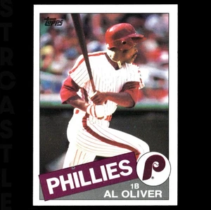 Carta Baseball 1985 Topps - Al Oliver #130 Philadelphia Phillies ⚾ - Foto 1 di 3