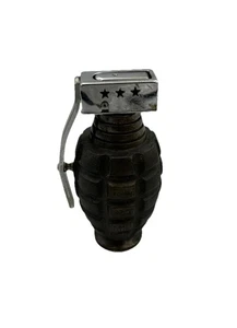 Vintage Table Desk Cigar PGL Combat Replica Hand Grenade Shaped Lighter Japan  - Picture 1 of 14