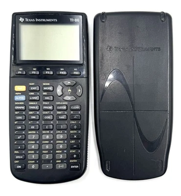 Texas Instruments Ti-86 Graphing Calculator With Cover - Tested Works - Image 1 of 4