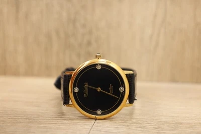 Vin Dufonte Lucien Piccard Gold Tone Diamond Dial Dress watch 32mm New batt - Image 1 of 4