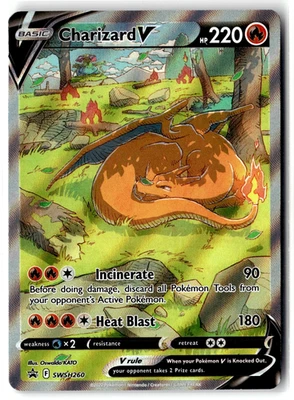 Charizard V SWSH260 SWSH: Sword & Shield Promo Cards Holo NM/LP - Image 1 of 2
