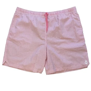 Pantalones Cortos O'Rageous 2 en 1 Seersucker Rosa Rayas Talla 2X-Grande - Imagen 1 de 5