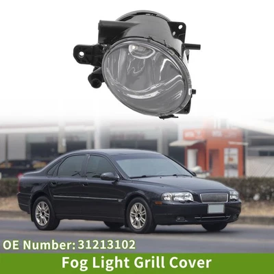 1 Pc Car Right Fog Light Grill for Volvo S80 2007-2013 No.31213102 Clear,Black Foto 1 de 4