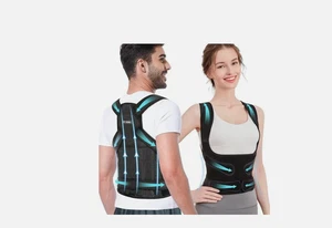Corrector de postura con soporte para espalda para mujeres hombres alisador de hombros ajustable - grande - Imagen 1 de 5
