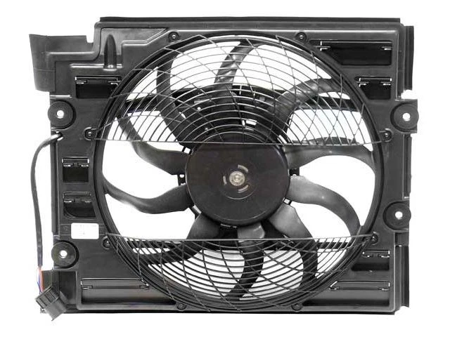 Conjunto de ventilador condensador de aire acondicionado 36WH21D genuino para BMW 525i 2001-2003 Foto 1 de 1