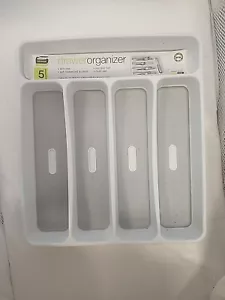 Smart DESIGN drawer Organizer 12.8x11.25x1.75 5 Compartment - Picture 1 of 3
