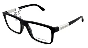 New GIORGIO ARMANI AR7069 5042 54mm Matte Black Eyeglasses Frames Italy - Picture 1 of 7