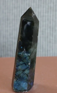 LABRADORITE TOWER 5.04 INCHES TALL/ 238 GRAMS - Picture 1 of 10