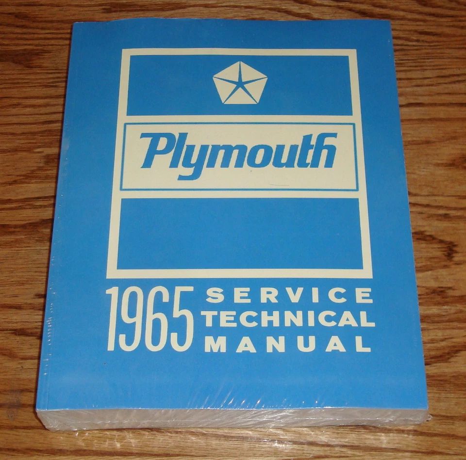 Plymouth Shop Service Technical Manual 65 Fury Belvedere Valiant Barracuda 1965 Foto 1 de 1