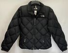 Womans Black The North Face Insulated Down 600 Puffer Coat M Adjustable Waist