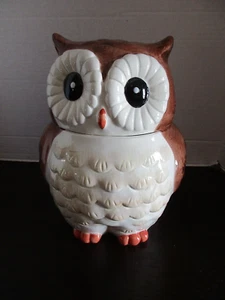 *Owl Cookie JarBetter Homes & Gardens  Heritage Collection circa 80s  9.25" Tall - Picture 1 of 9