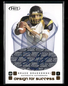 Bruce Gradkowski 2006 Sage Hit Design for Success Auto 43/100 - Picture 1 of 2