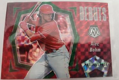 2021 Panini Mosaic Debuts Alec Bohm Philadelphia Phillies #PD20 - Image 1 of 2