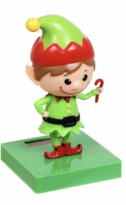  Elf Solar Dancing Bobblehead Christmas House New in Package - Picture 1 of 2