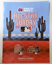 2011 All Star Sunday Futures Game Program Magazibe Chase Field Phoenix 7/10 NEW