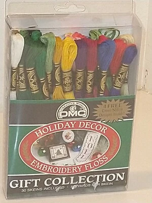 DMC Embroidery Floss Collector's Edition Holiday Decor 30 Skeins New - Image 1 of 4